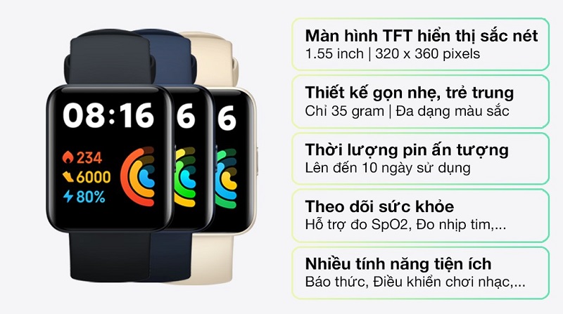 Đồng hồ th&ocirc;ng minh Redmi Watch 2 Lite đưa ra c&aacute;c lời khuy&ecirc;n sau khi ph&acirc;n t&iacute;ch giấc ngủ hằng ng&agrave;y của bạn